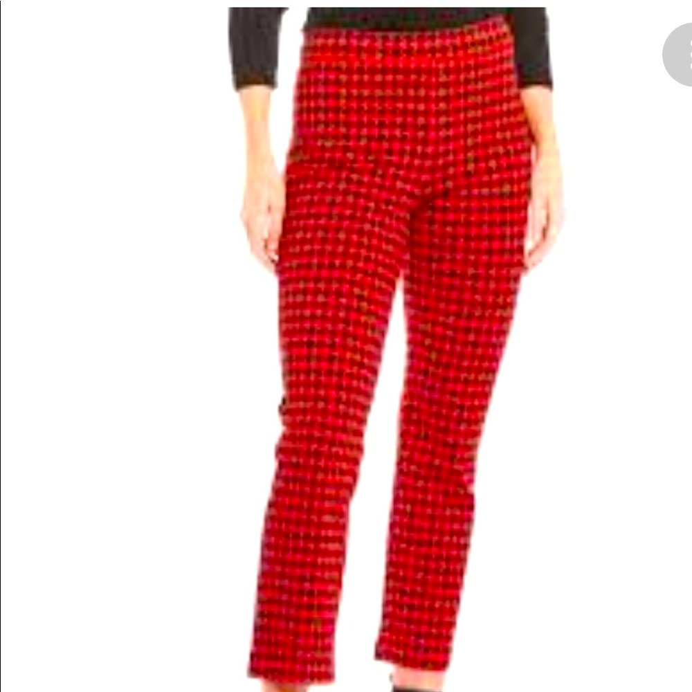 Sanctuary Carnaby Kick Houndstooth Print Crop Pant. Size Medium
